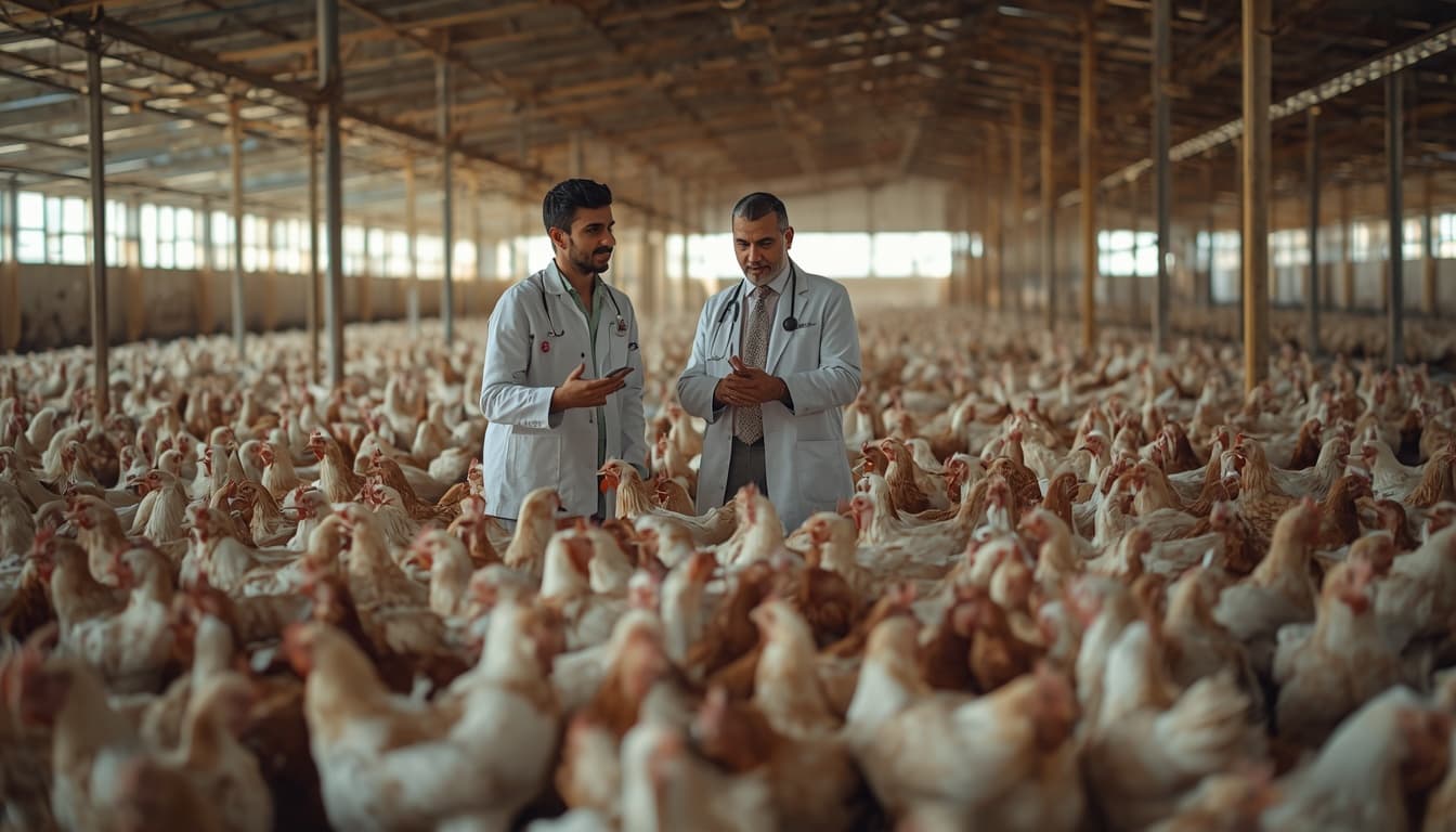 أدوية الإجهاد الحراري للدواجن: الدليل الشامل للمستحضرات وطرق الاختيار والاستخدام الآمن